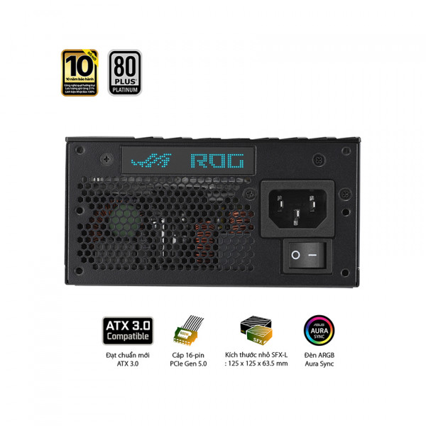 Nguồn Máy Tính Asus ROG Mini SFX-L LOKI 1000P 1000w Platinum (PCI Gen 5.0 - Full Modular)
