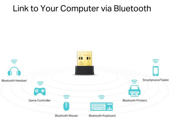 USB Wi-Fi Bluetooth 4.2 TP Link AC600 Archer T2UB Nano