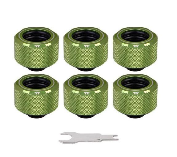 Ống nối Pacific C-Pro G1/4 PETG Tube 16mm OD Compression - Green CL-W212-CU00GR-A Thermaltake