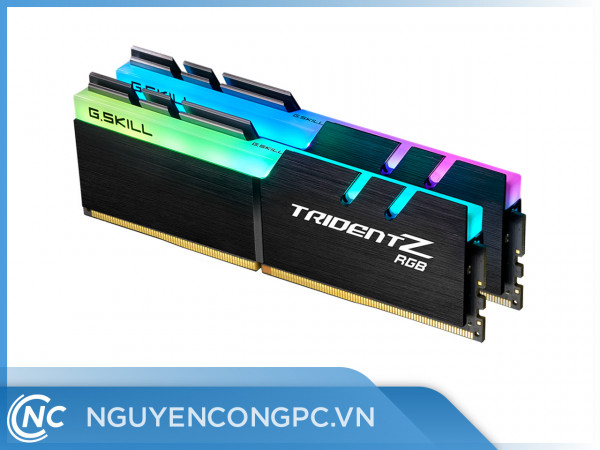 RAM G.Skill TRIDENT Z RGB - 16GB (8GBx2) DDR4 3000MHz - F4-3000C16D-16GTZR