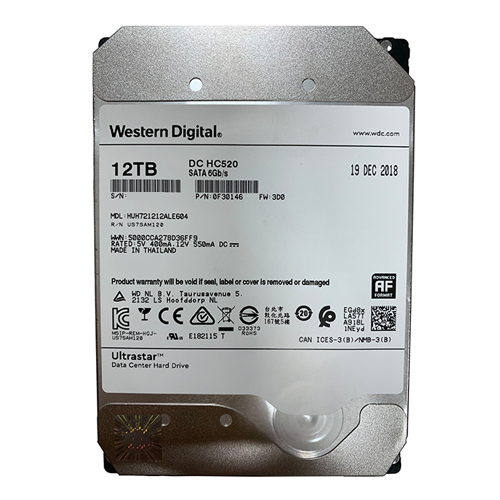 Ổ cứng Western Digital Ultrastar DC HC520 12TB (HUH721212ALE604)