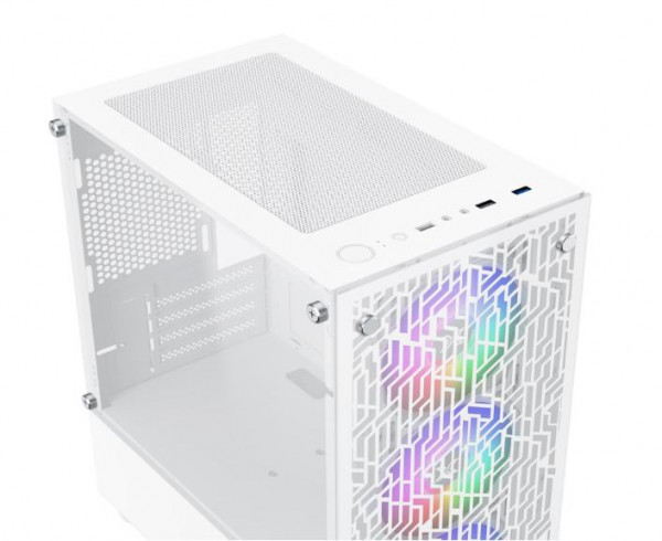 Vỏ case Xigmatek NYX ARTIC 3F EN40337 (M-ATX, 3 Fan RGB)