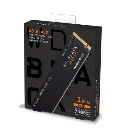 Ổ cứng SSD Western Digital Black SN850X PCIe Gen4 x4 NVMe M.2 1TB WDS100T2X0E