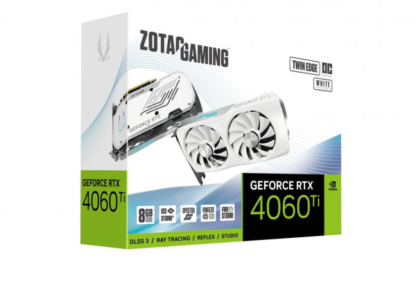 Card màn hình ZOTAC GAMING GeForce RTX 4060 Ti 8GB Twin Edge OC White Edition