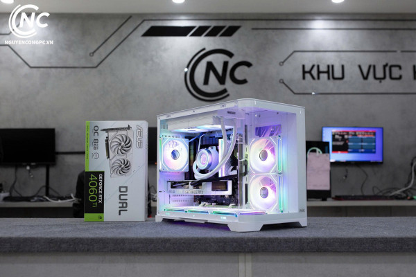 Card màn hình ASUS Dual RTX 4060 Ti White OC 8GB GDDR6