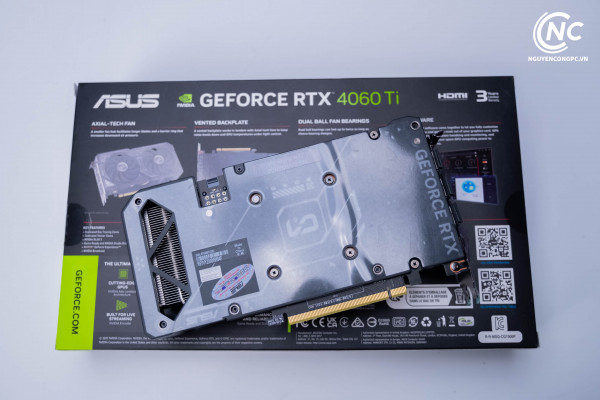 Card màn hình ASUS Dual GeForce RTX™ 4060 Ti OC Edition 8GB GDDR6