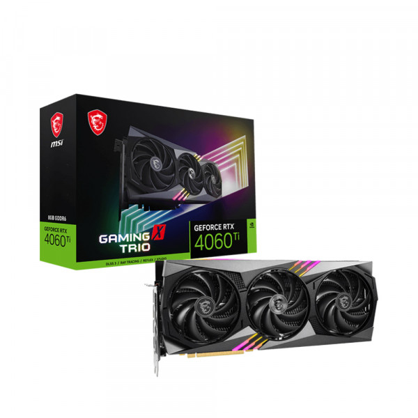 Card Màn Hình MSI GeForce RTX™ 4060 Ti GAMING X TRIO 8G