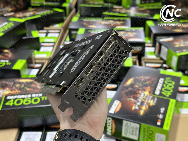 Card màn hình INNO3D GEFORCE RTX 4060 Ti 16GB TWIN X2 BLACK 