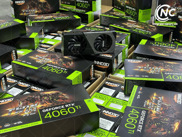 Card màn hình INNO3D GEFORCE RTX 4060 Ti 16GB TWIN X2 BLACK 