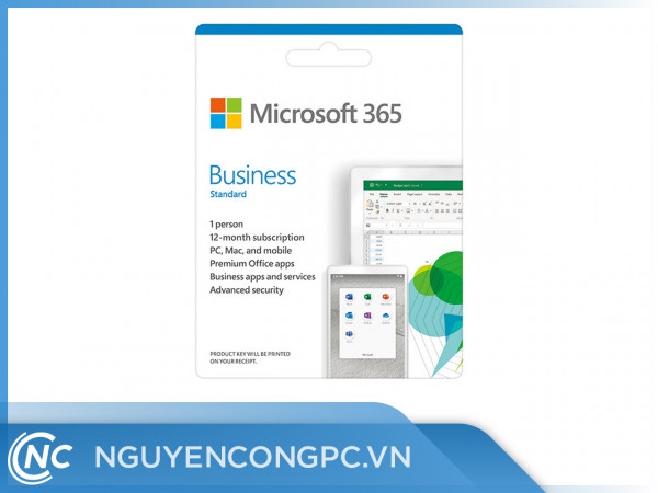 Phần mềm Microsoft 365 Business Standard 1 user 12 tháng