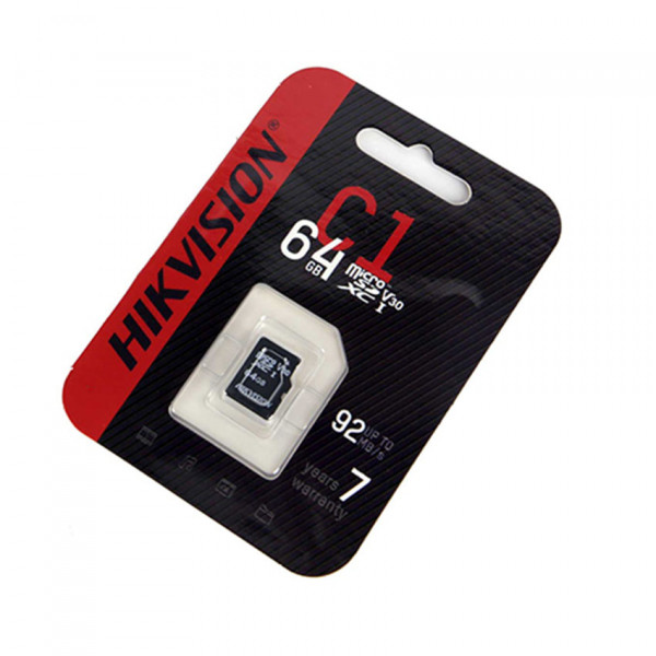 Thẻ nhớ HIKVISION 64GB MICROSDHC CLASS 10 AND UHS-I / HS-TF - C1/64G