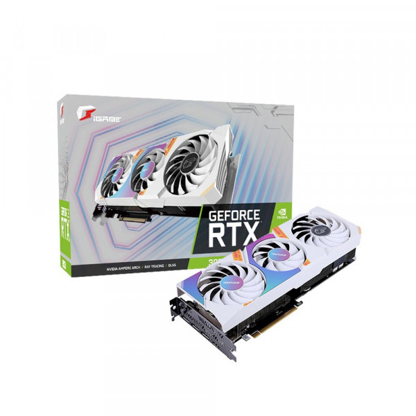 Card Màn Hình Colorful IGame GeForce RTX 3060 Ultra White OC 8G-V