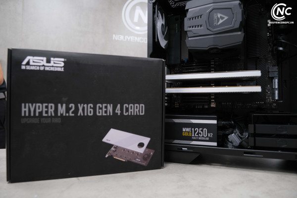 Card mở rộng SSD ASUS Hyper M.2 x16 Gen 4