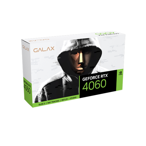 Card màn hình GALAX GeForce RTX™ 4060 EX White 1-Click OC