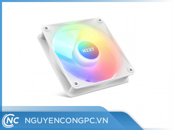 Quạt tản nhiệt cho case máy tính NZXT F120 RGB White Core- Single Pack