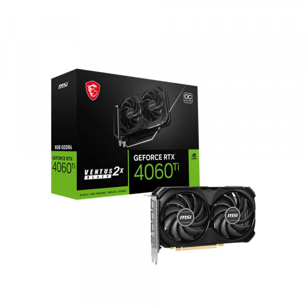 Card màn hình MSI GeForce RTX™ 4060 VENTUS 2X BLACK 8G
