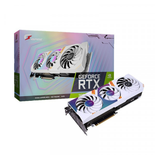 Card đồ họa Colorful iGame GeForce RTX 3060 Ti Ultra OC White 8G-V