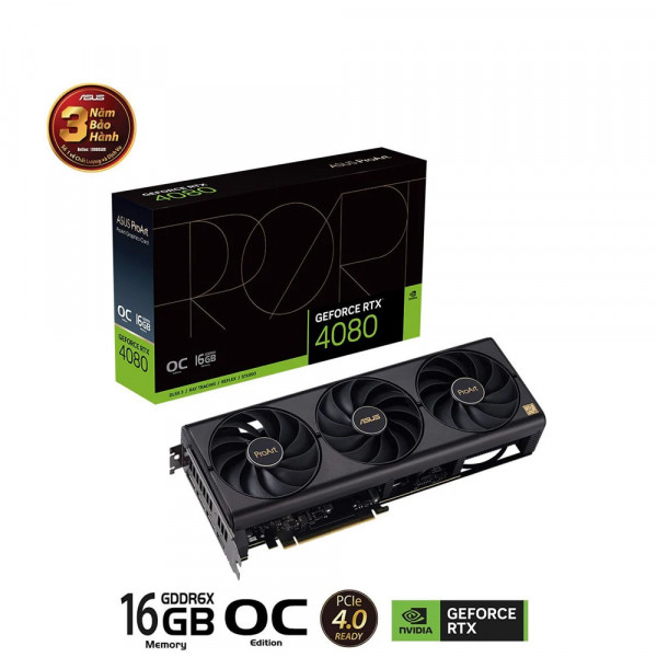 Card Màn Hình Asus ProArt GeForce RTX 4080 OC 16GB GDDR6X