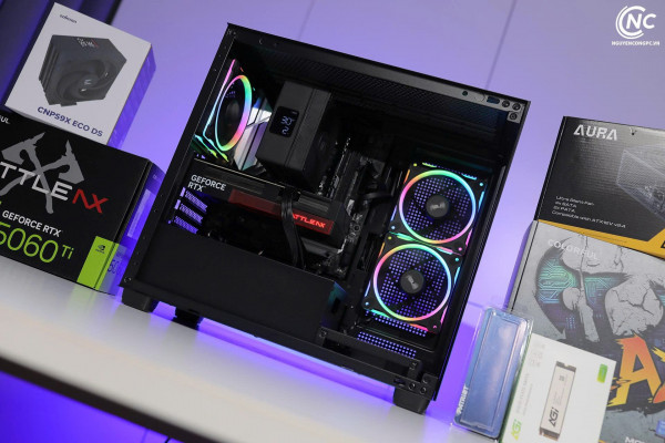 Bộ PC NCPC X NVIDIA | VGA RTX 5060 Ti 8GB, Core i5-14400F, Ram 16G  - POWERED BY COLORFUL [ TẶNG MÀN HÌNH AOC]
