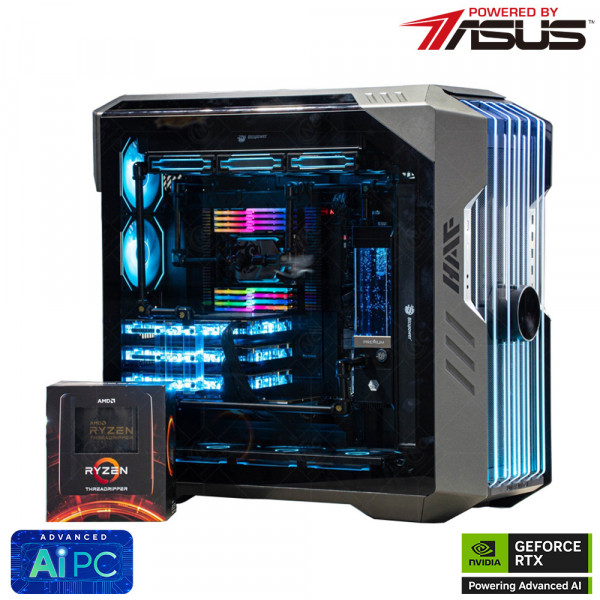 Bộ PC AI - Machine Learning 03 (5995WX/ WRX80E/ 256GB RAM/ 20TB SSD/ 3X RTX 5090 32G/ 2000W)