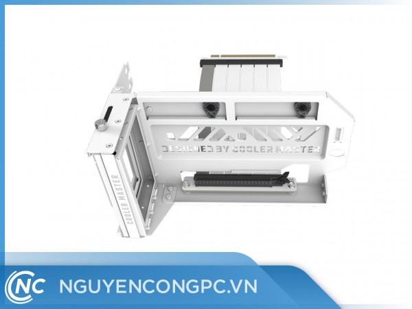 Bộ dựng đứng VGA kèm Riser Cooler Master VERTICAL GRAPHICS CARD HOLDER KIT V3 (PCIe 4.0) - Màu trắng