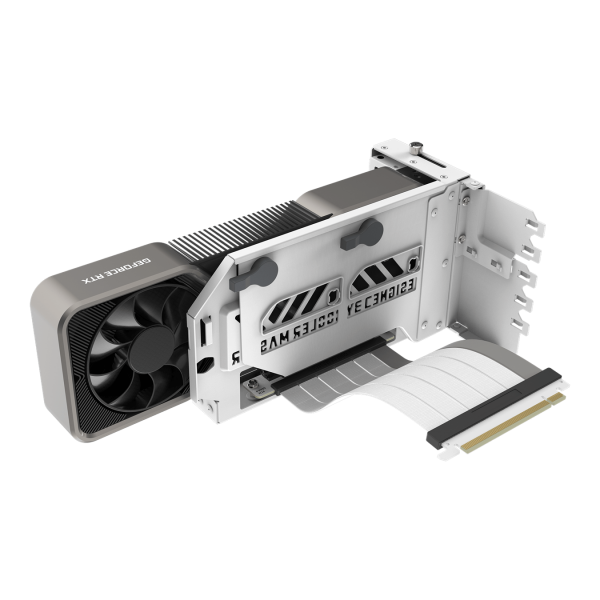 Bộ dựng đứng VGA kèm Riser Cooler Master VERTICAL GRAPHICS CARD HOLDER KIT V3 (PCIe 4.0) - Màu trắng
