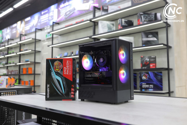 Bộ PC Gaming Ryzen 5 5500, Ram 16GB, SSD 256GB, RX 6500XT [TẶNG MÀN HÌNH]