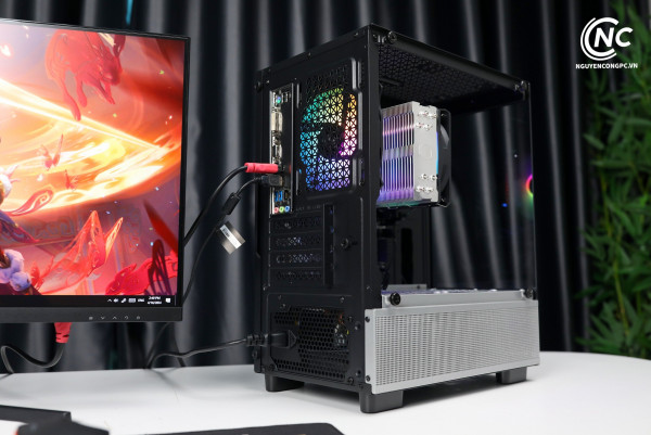 Bộ PC Gaming Ryzen 5 5500GT, RX Vega 7, RAM 16GB, SSD 500GB NVMe