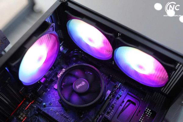 Bộ PC Gaming Ryzen 5 5500GT, RX Vega 7, RAM 16GB, SSD 256GB