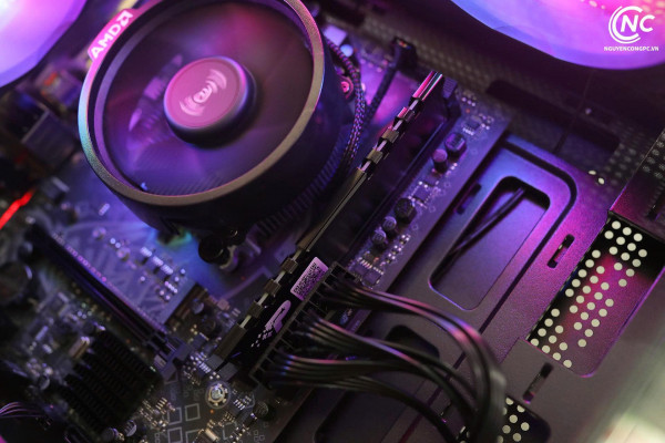 Bộ PC Gaming Ryzen 5 5500GT, RX Vega 7, RAM 16GB, SSD 256GB