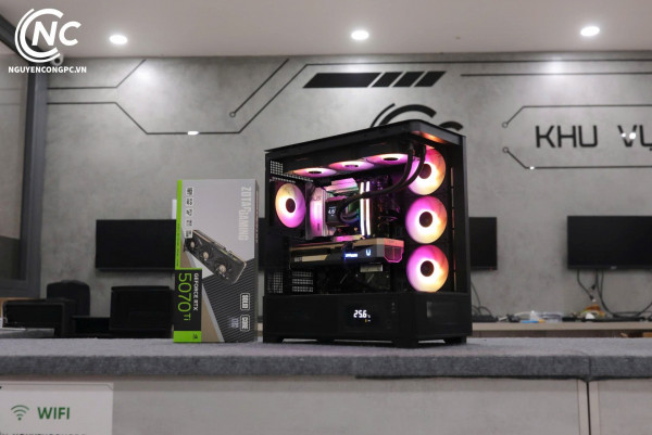 Bộ PC Gaming AMD Ryzen 7 9800X3D, RAM 32GB, RTX 5070 Ti 16GB