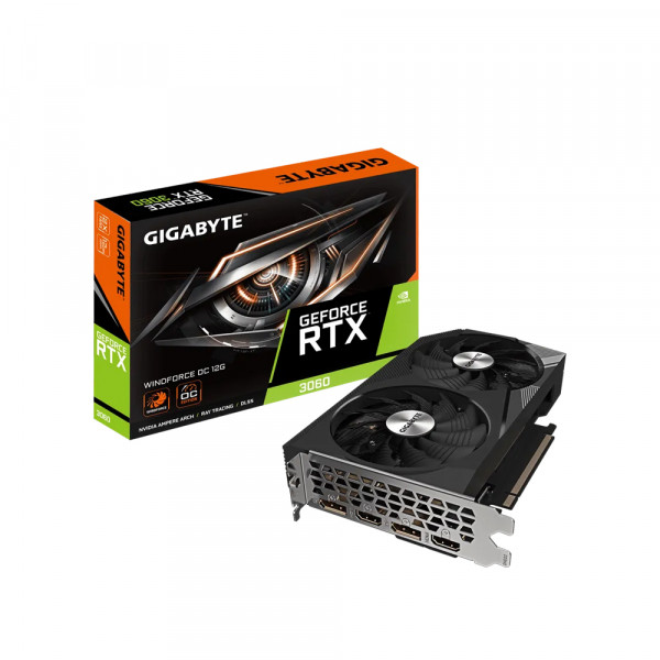 Card Màn Hình Gigabyte GeForce RTX 3060 WINDFORCE OC 12GB (N3060WF2OC -12GD)