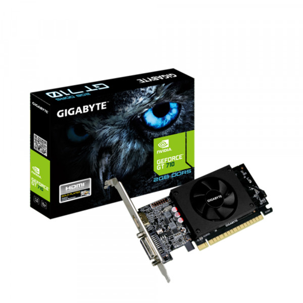 Card Màn Hình Gigabyte GeForce GT 710 2GB GDDR5 (GV-N710D5-2GL)