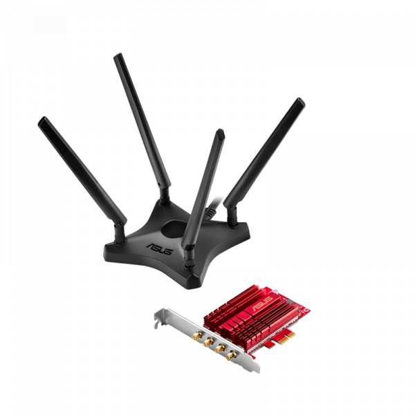 Card mạng không dây ASUS model PCE - AC88 Dual - Band AC3100Mbps