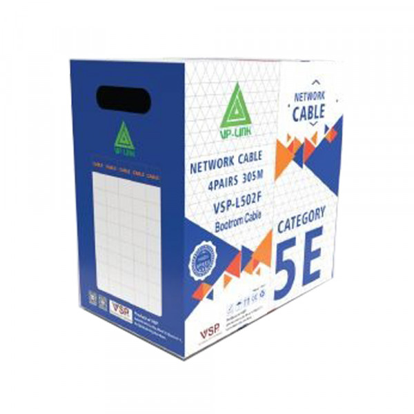 Cáp Mạng VP-LINK Cat 5E UTP L502F Bootrom 305M