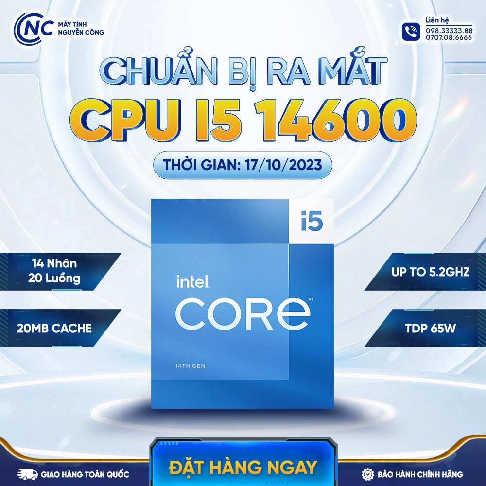 CPU Intel Core I5 14600 (Raptor Lake Refresh)