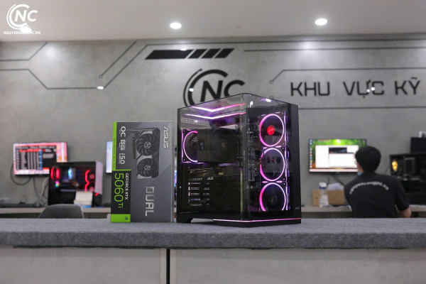 Bộ PC Gaming Intel Core i5-14400F, RAM 16GB, SSD 512GB, VGA RTX 5060 Ti 8GB