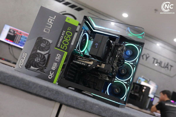 Bộ PC Gaming Intel Core i5-14400F, RAM 16GB, SSD 512GB, VGA RTX 5060 Ti 8GB