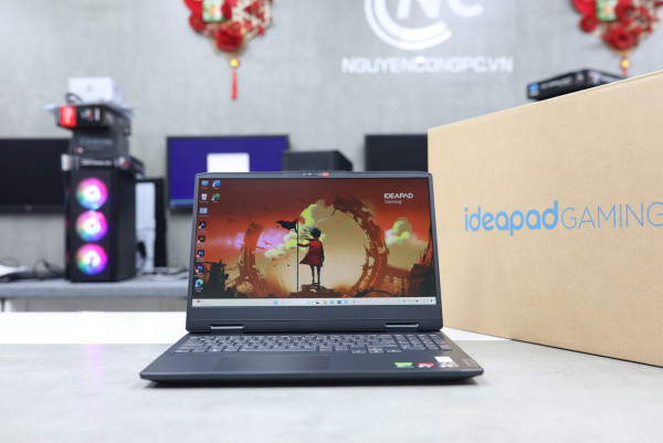 Laptop Lenovo Ideapad Gaming 3 (Ryzen 5-7535HS, Ram 8GB, 512GB SSD, RTX 2050 4GB, 15.6inch FHD 120Hz)