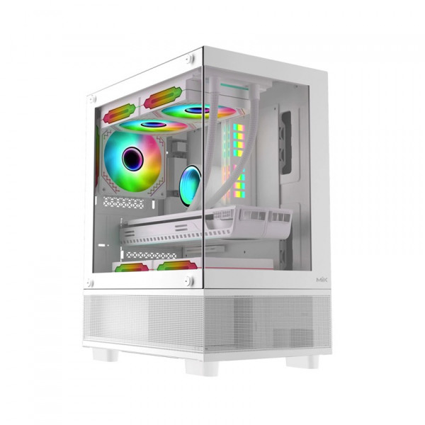VỎ CASE MIK AETHER WHITE (MATX/MID TOWER/MÀU TRẰNG)