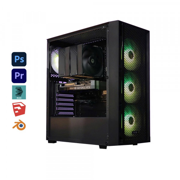 Bộ PC Đồ Họa Intel Core i5-14600KF, Ram 16GB, RTX 3050 6GB [TẶNG MÀN HÌNH]