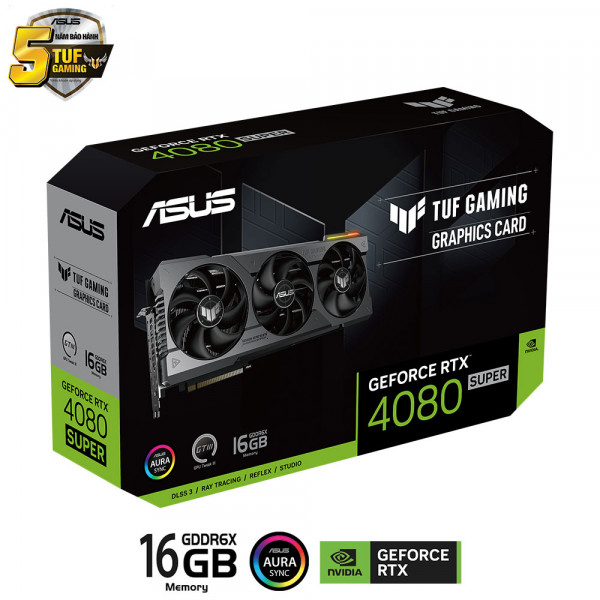 Card màn hình ASUS TUF RTX 4080 Super 16G GAMING 16GB GDDR6X