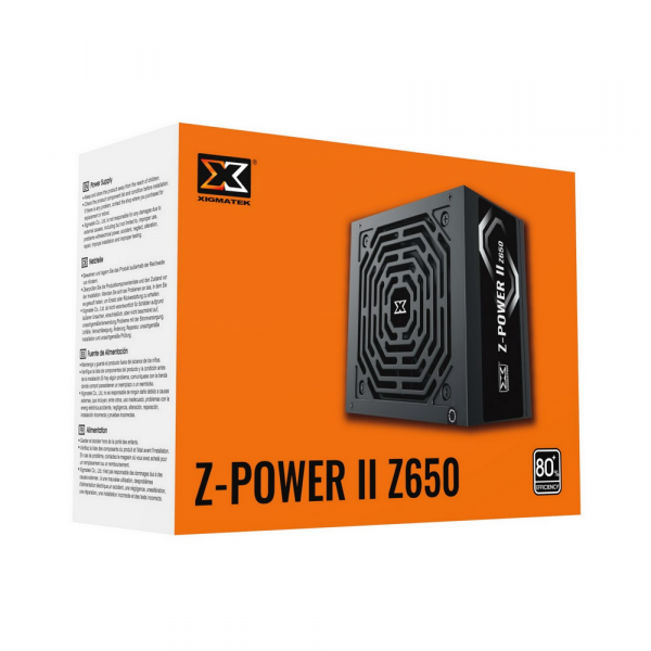 Nguồn Xigmatek Z-Power II Z650 EN41495 (Màu Đen/500W/230V)