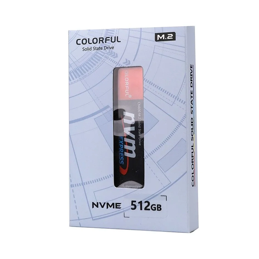 Ổ Cứng SSD Colorful CN600 512GB M.2 NVME đọc/ghi (tối đa): 3200MB/S – 2000MB/S