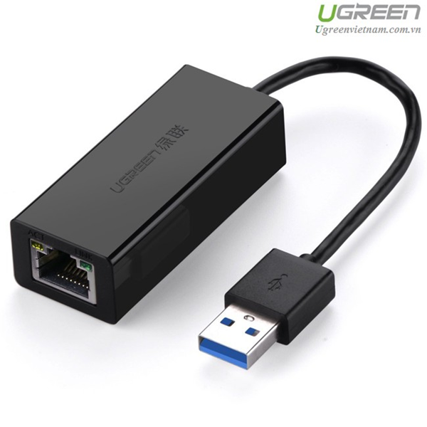 Cáp Chuyển USB 3.0 To Lan Hỗ Trợ 10/100/1000 Mbps Ugreen 20256