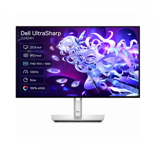 Màn Hình Dell Ultrasharp U2424H (23.8 inch, IPS, FHD, 120Hz, 5ms, DRR, TMDS, USB TypeC)