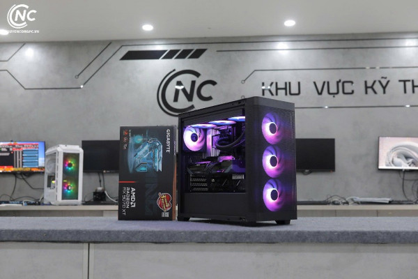 Bộ PC Gaming Ryzen 7 7800X3D, Ram 32GB, SSD 256GB, RX 9070 XT 16GB