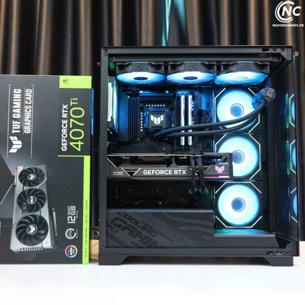 Bộ PC Đồ Họa Intel i7 14700K/ VGA  Asus TUF RTX 4070TI 12GB