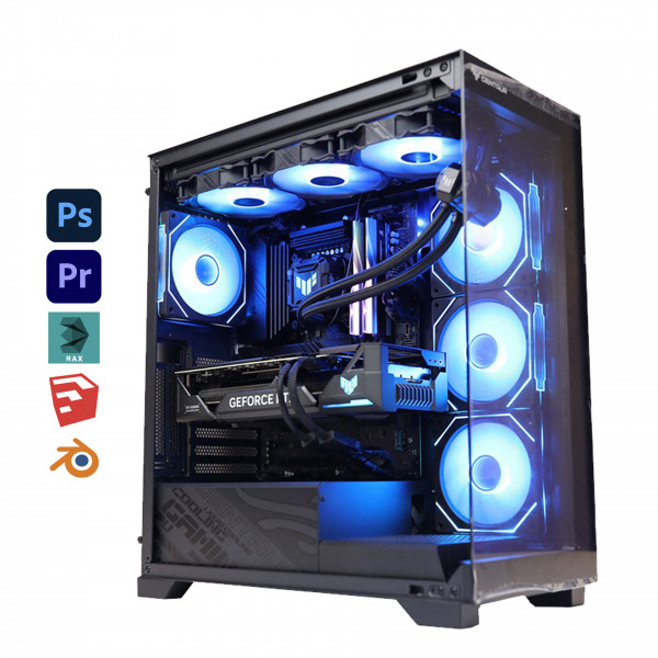 Bộ PC Đồ Họa Intel i7 14700K/ VGA  Asus TUF RTX 4070TI 12GB