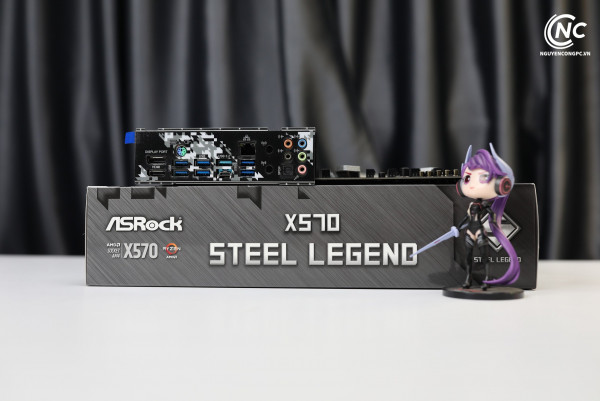 Mainboard ASROCK X570 STEEL LEGEND (AMD X570, SOCKET AM4, ATX, 4 KHE RAM DDR4)